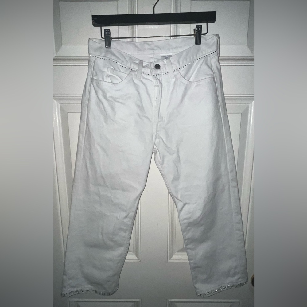 High rise capris